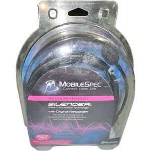 Universal Wireless Bluetooth Headset - MIC -‎ CHARGER - NICE- WAS $80 NEW